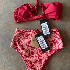 Vix Bikini Swimsuit Hi Waisted